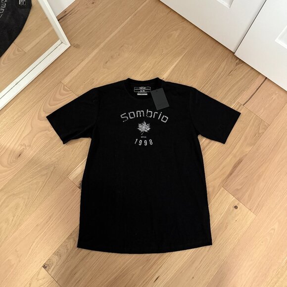 SOMBRIO TEE SHIRT BLACK - Picture 1 of 4